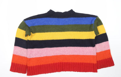 Womens UK Size XS BDG Multicoloured Pullover Jumper