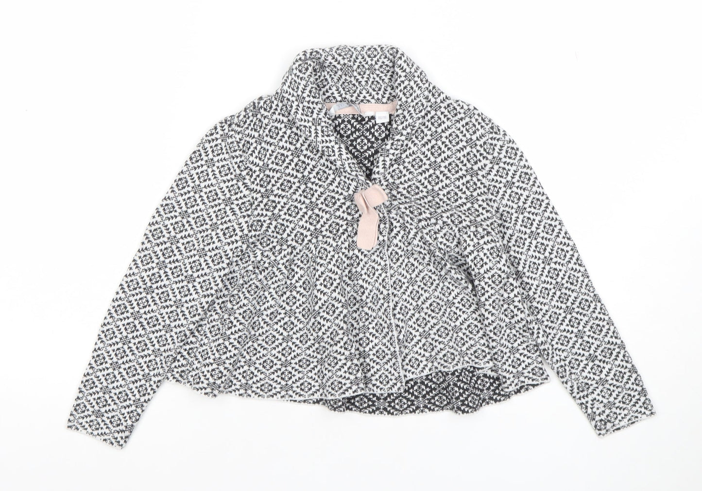 Girls UK Size 5-6 Years mywear Black Basic Jacket