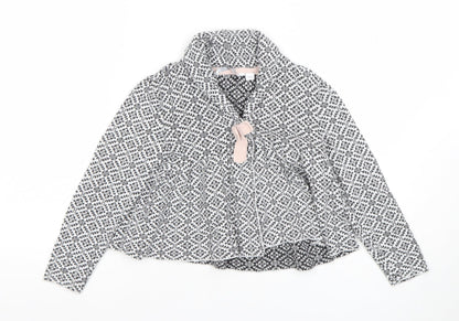 Girls UK Size 5-6 Years mywear Black Basic Jacket