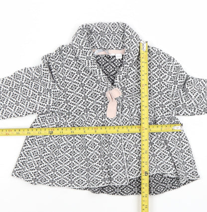 Girls UK Size 5-6 Years mywear Black Basic Jacket