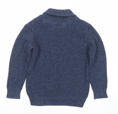 Boys UK Size 5-6 Years Tokyo Laundry Blue Pullover Jumper