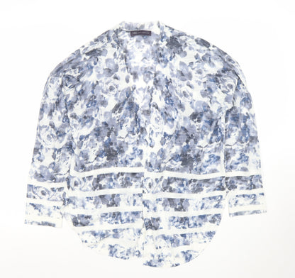 Womens UK Size M Marks and Spencer Blue Cardigan Jumper