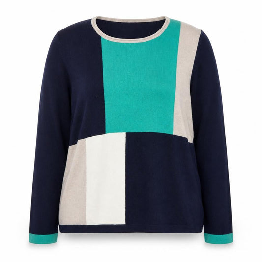 Womens UK Size XL Viyella Multicoloured Pullover Jumper
