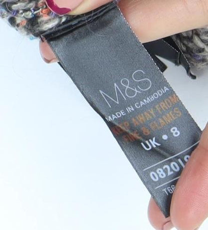 Womens UK Size 8 Marks and Spencer Multicoloured Cardigan Jumper