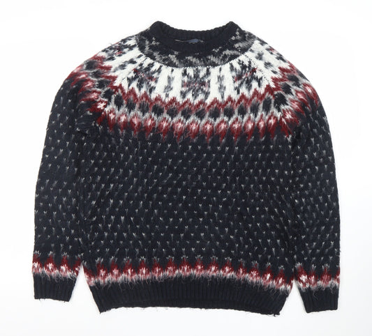Cedar Wood State Men's Multicoloured S Fair Isle Acrylic Pullover Jumper