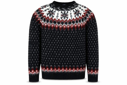 Cedarwood State Men's Multicoloured S Fair Isle Acrylic Pullover Jumper
