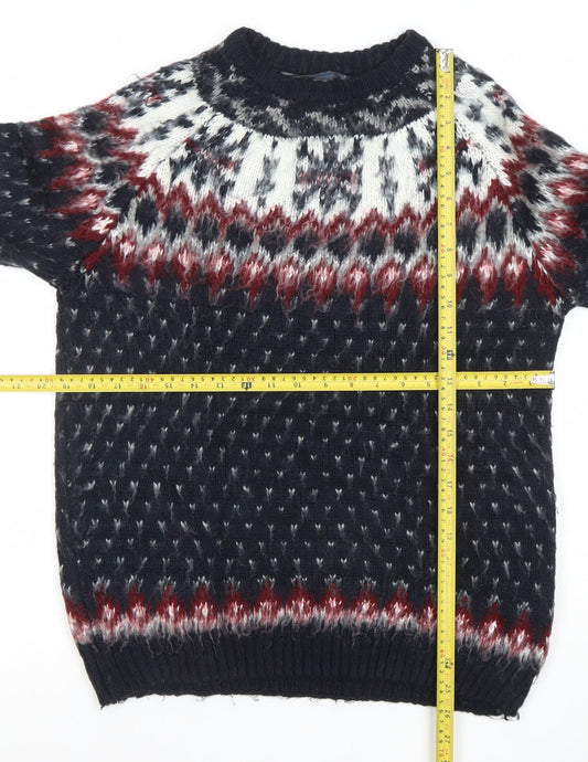 Cedar Wood State Men's Multicoloured S Fair Isle Acrylic Pullover Jumper