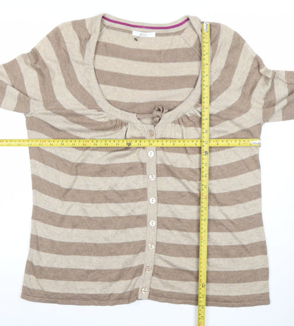Womens UK Size 18 Marks and Spencer Beige Cardigan Jumper