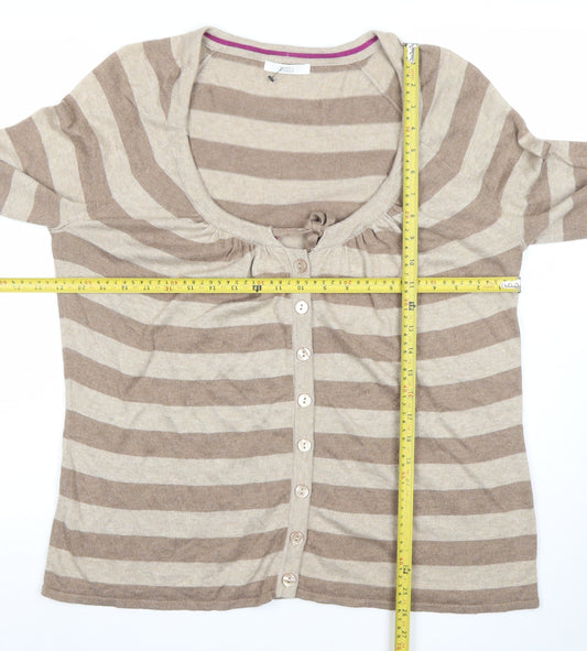 Womens UK Size 18 Marks and Spencer Beige Cardigan Jumper