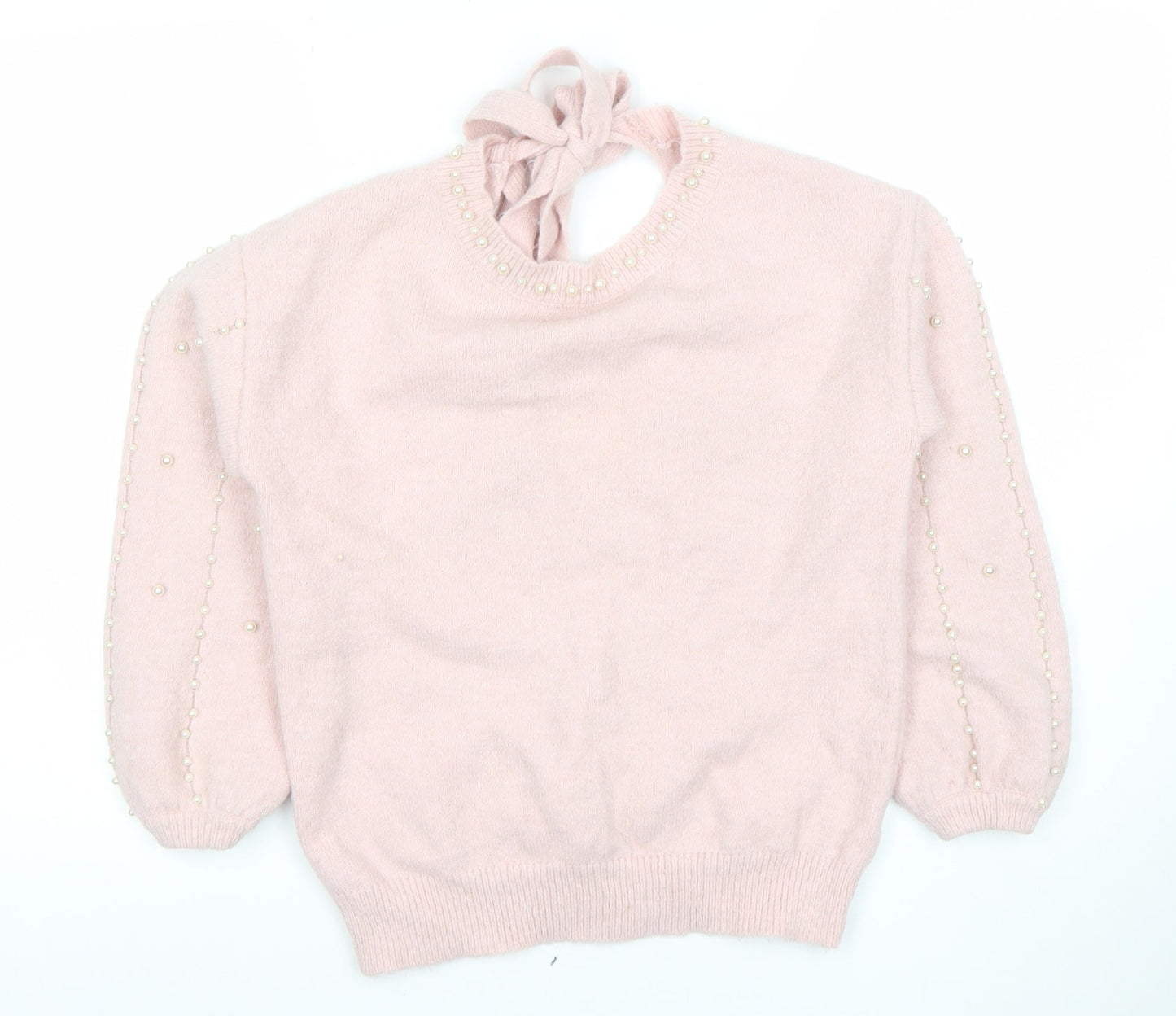 Womens UK Size One Size MIC TORSER Pink Pullover Jumper