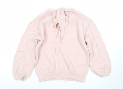 Womens UK Size One Size MIC TORSER Pink Pullover Jumper