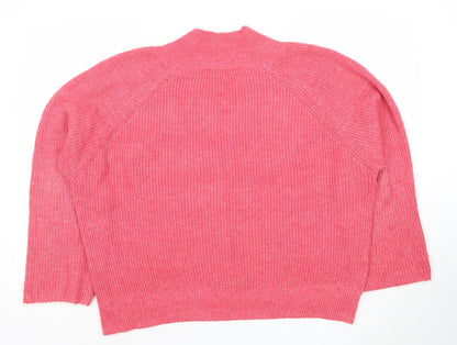 Womens UK Size 12 Mango Pink Pullover Jumper