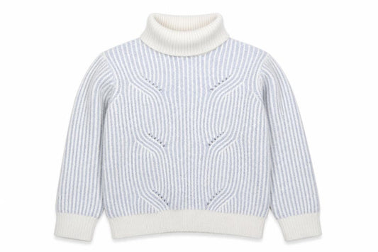 Girls UK Size 10 Years Marks and Spencer Blue Pullover Jumper