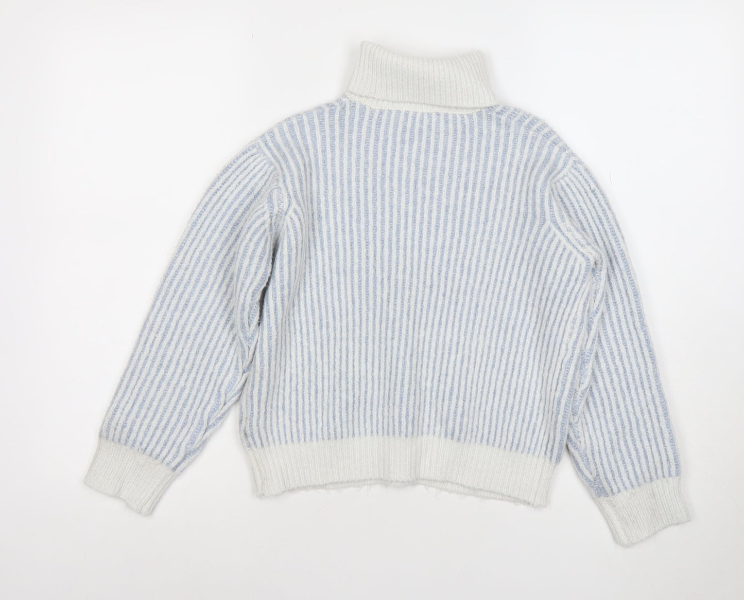 Girls UK Size 10 Years Marks and Spencer Blue Pullover Jumper