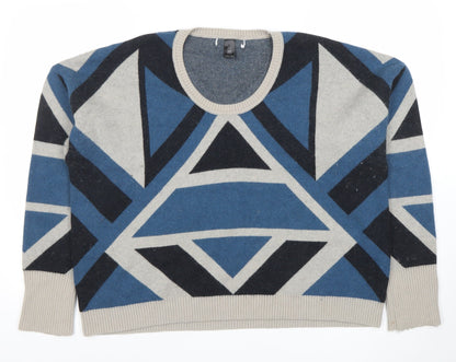 Womens UK Size M Nikita Blue Pullover Jumper