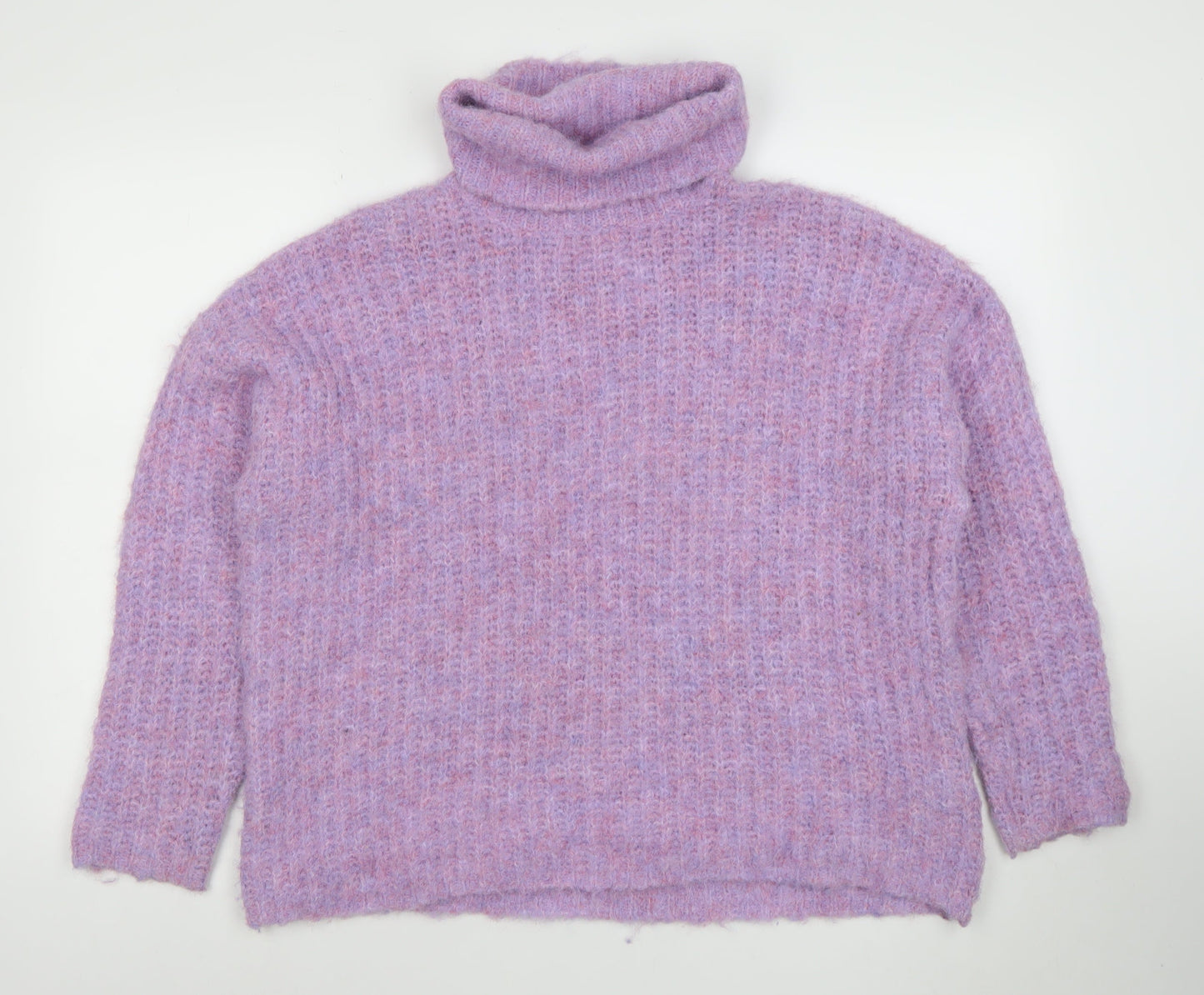 Womens UK Size S CULTURE Purple Pullover Jumper
