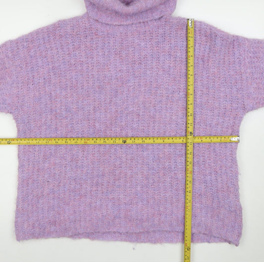 Womens UK Size S CULTURE Purple Pullover Jumper