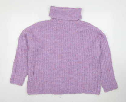 Womens UK Size S CULTURE Purple Pullover Jumper