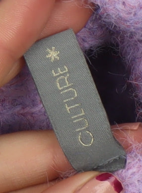 Womens UK Size S CULTURE Purple Pullover Jumper