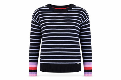 Womens UK Size 12 Quba & Co. Blue Pullover Jumper