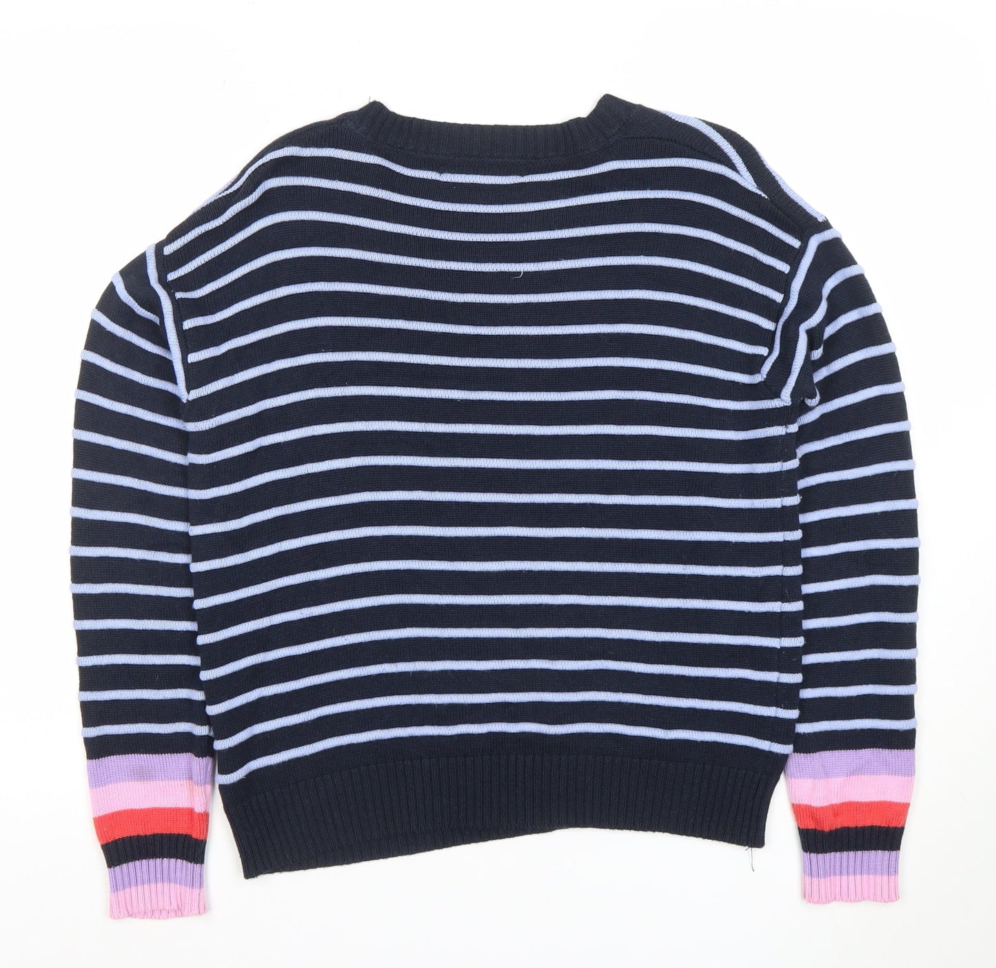 Womens UK Size 12 Quba & Co. Blue Pullover Jumper