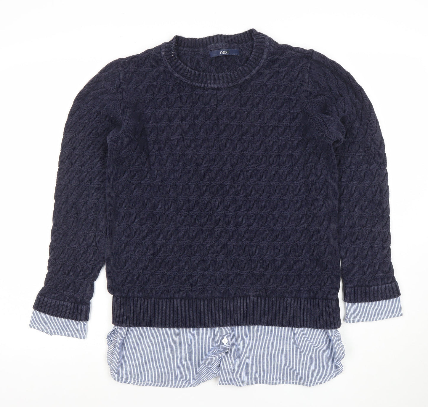 Womens UK Size 16 NEXT Blue Pullover Jumper