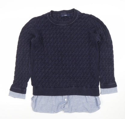 Womens UK Size 16 NEXT Blue Pullover Jumper