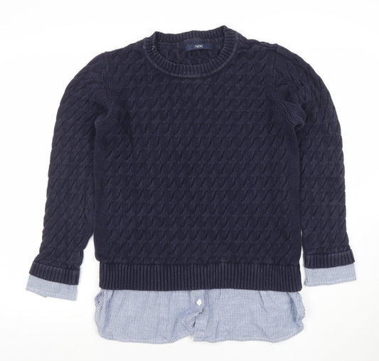 Womens UK Size 16 NEXT Blue Pullover Jumper