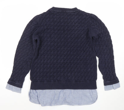 Womens UK Size 16 NEXT Blue Pullover Jumper