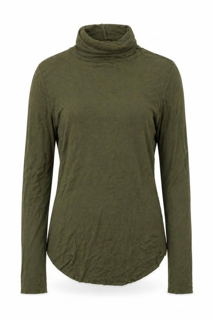 Womens UK Size XS French Connection Green Basic T-Shirt