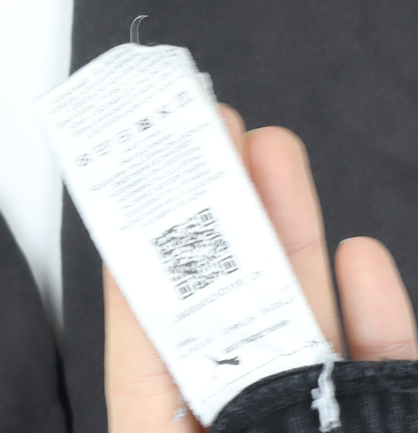 Puma Men's Black XL Jogger Sweatpants Tapered Fleece Activewear