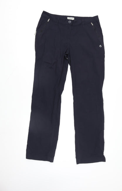 Craghoppers Men's Blue Regular Fit Travel Trousers M Quick Dry Outdoor