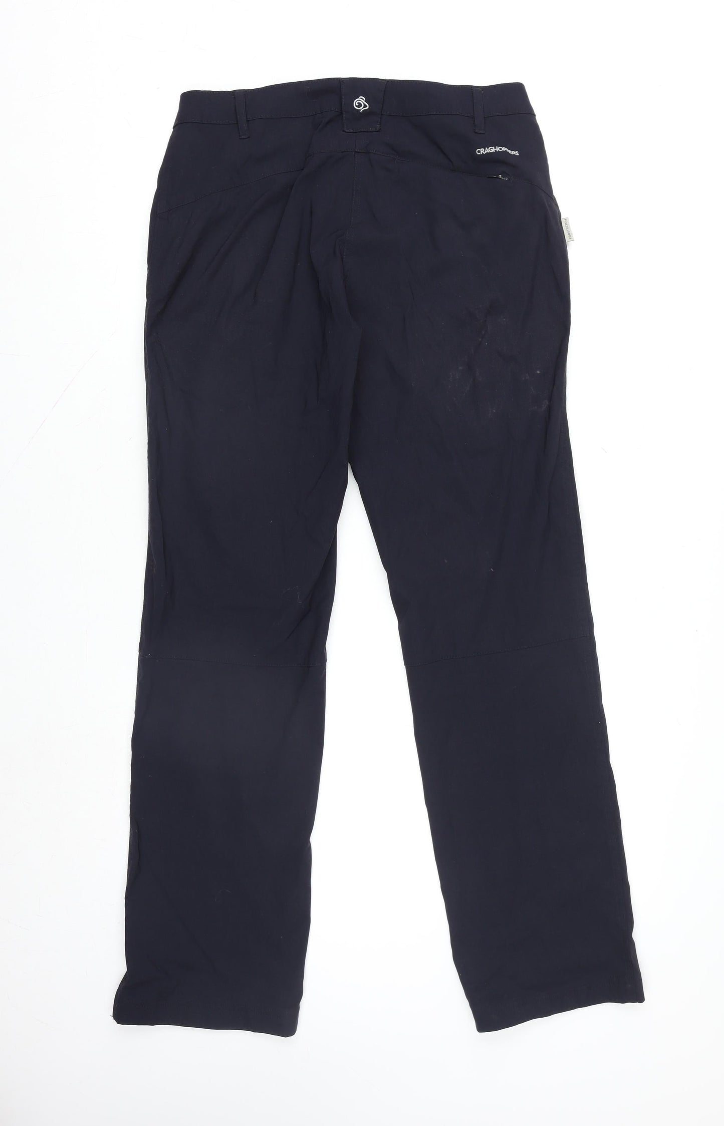 Craghoppers Men's Blue Regular Fit Travel Trousers M Quick Dry Outdoor