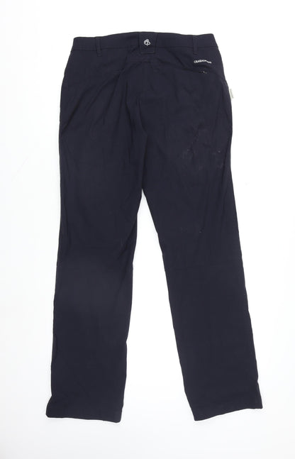 Craghoppers Men's Blue Regular Fit Travel Trousers M Quick Dry Outdoor