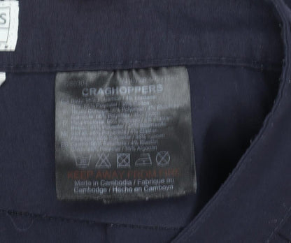 Craghoppers Men's Blue Regular Fit Travel Trousers M Quick Dry Outdoor