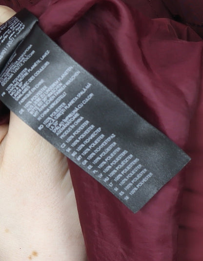 RJR John Rocha Women’s Red Hooded Rain Coat Jacket Size 16