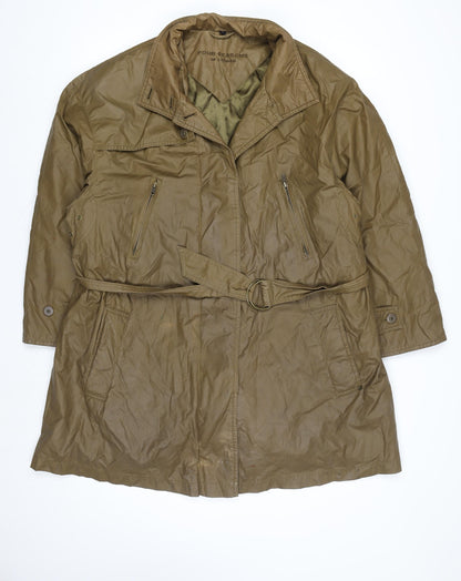 Mens UK Size M Four Seasons of London Brown Rain Coat