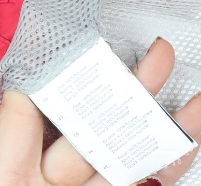 Helly Hansen Womens Pink Waterproof Hooded Rain Coat Jacket L