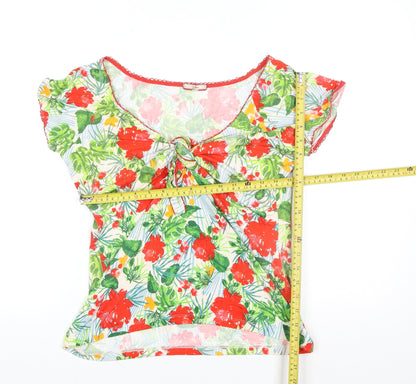 Joe Browns Womens Multicoloured Floral Tunic T-Shirt Size 16