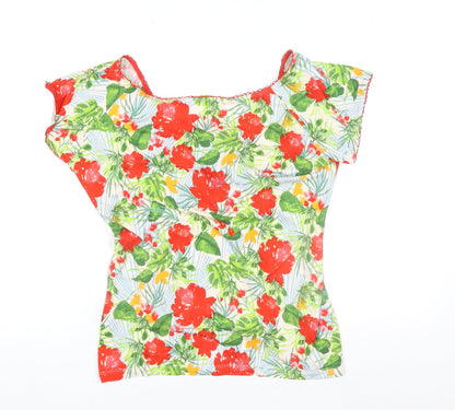 Joe Browns Womens Multicoloured Floral Tunic T-Shirt Size 16