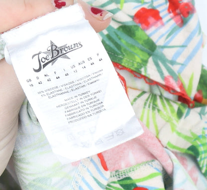 Joe Browns Womens Multicoloured Floral Tunic T-Shirt Size 16