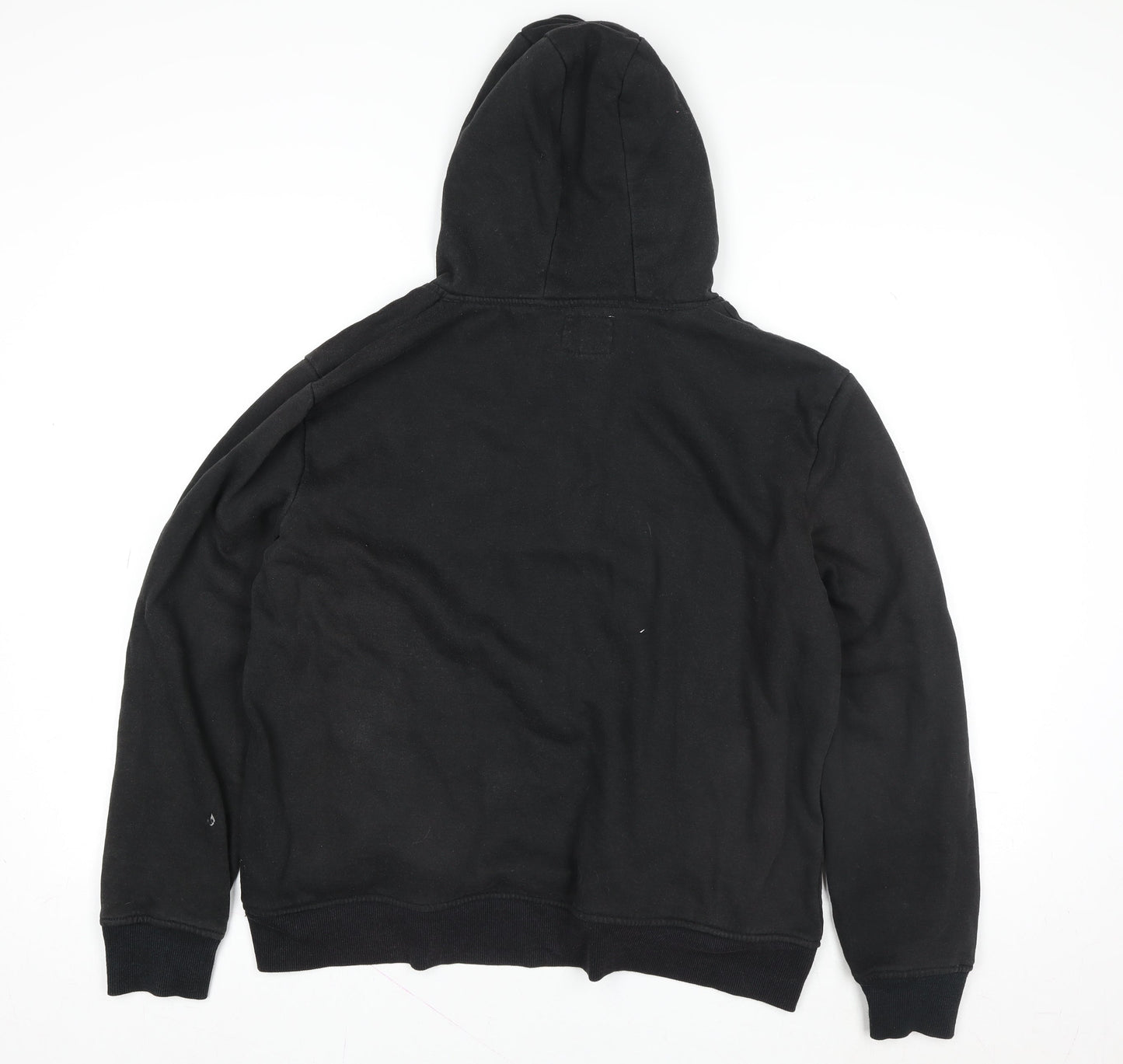 Unisex Adults UK Size XL Cedarwood State Black Pullover Hoodie