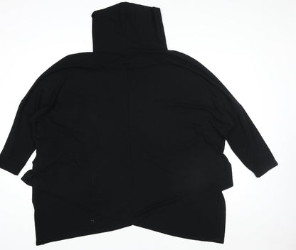 Womens UK Size 20 Roman Black Pullover Sweatshirt