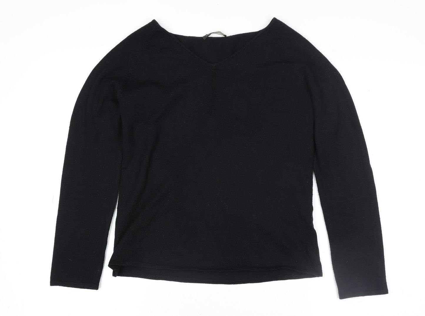 Womens UK Size 14 LUISA CERANO Black Basic Blouse