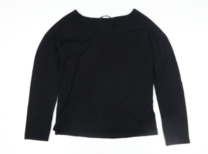 Womens UK Size 14 LUISA CERANO Black Basic Blouse