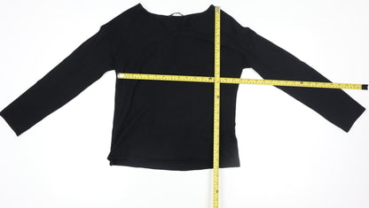 Womens UK Size 14 LUISA CERANO Black Basic Blouse