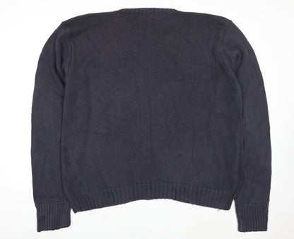 Ralph Lauren Men’s Blue 2XL Cotton Crew Neck Pullover Jumper