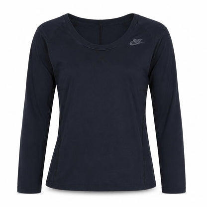 Womens UK Size M Nike Black Basic T-Shirt