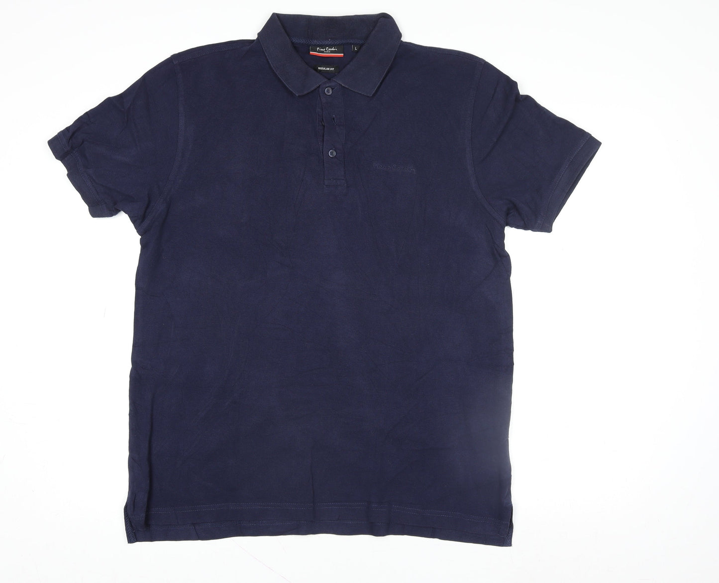 Mens UK Size L Pierre Cardin 100% Cotton Polo Shirt