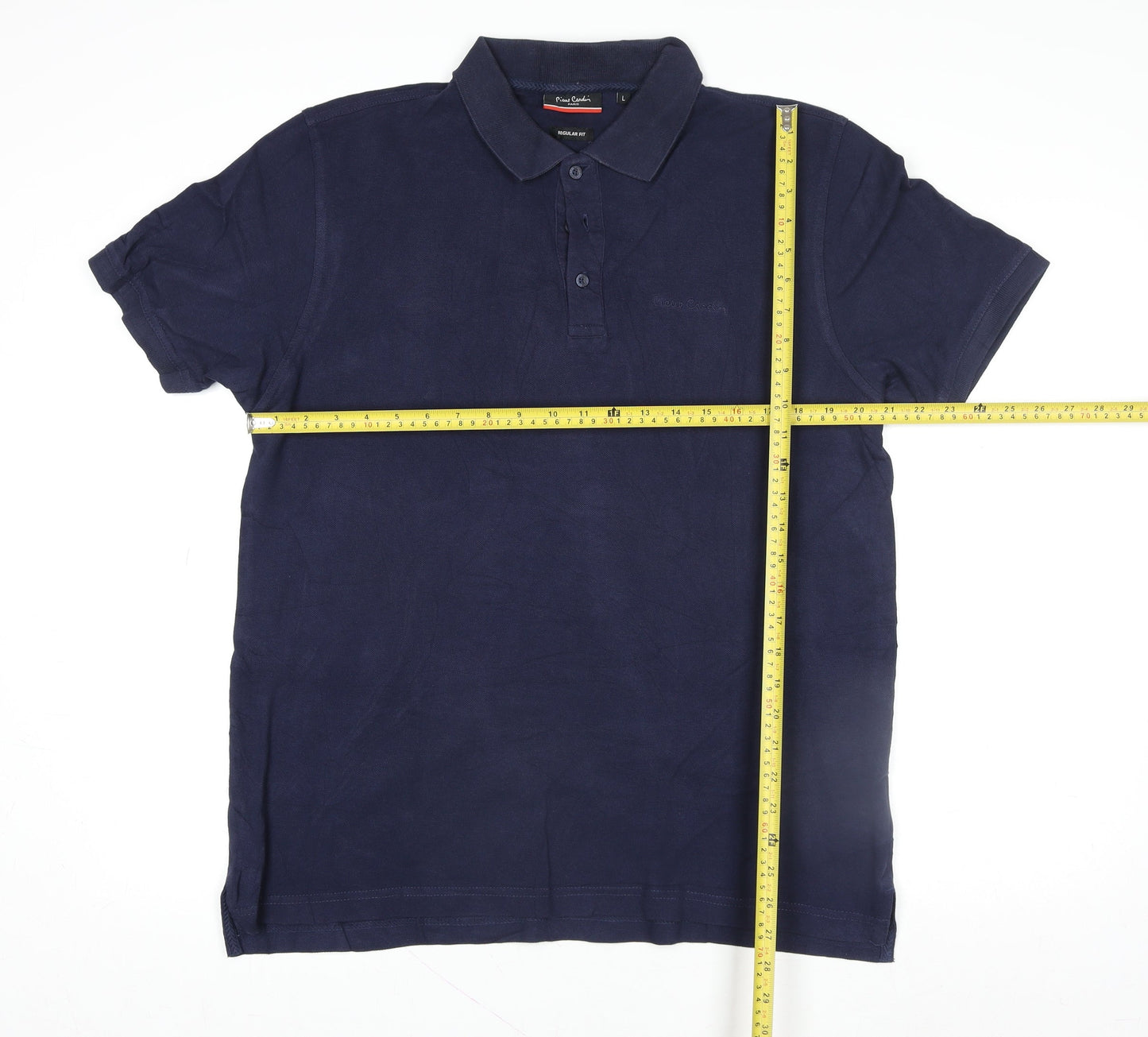Mens UK Size L Pierre Cardin 100% Cotton Polo Shirt